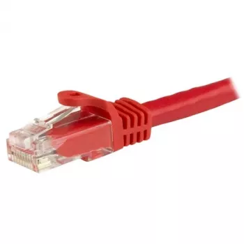 StarTech.com 5m CAT6 Ethernet-Kabel - Red CAT 6 Gigabit Ethernet-Kabel - 250MHz 100W PoE RJ45 UTP Netzwerk-/Patchkabel mit Knickschutz, Zugentlastung, einzeln geprüft