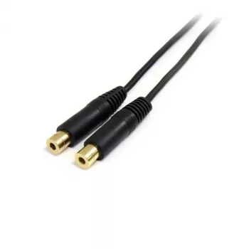 StarTech.com 15 cm Stereo-Splitterkabel – 3,5 mm Stecker auf 2x 3,5 mm Buchse