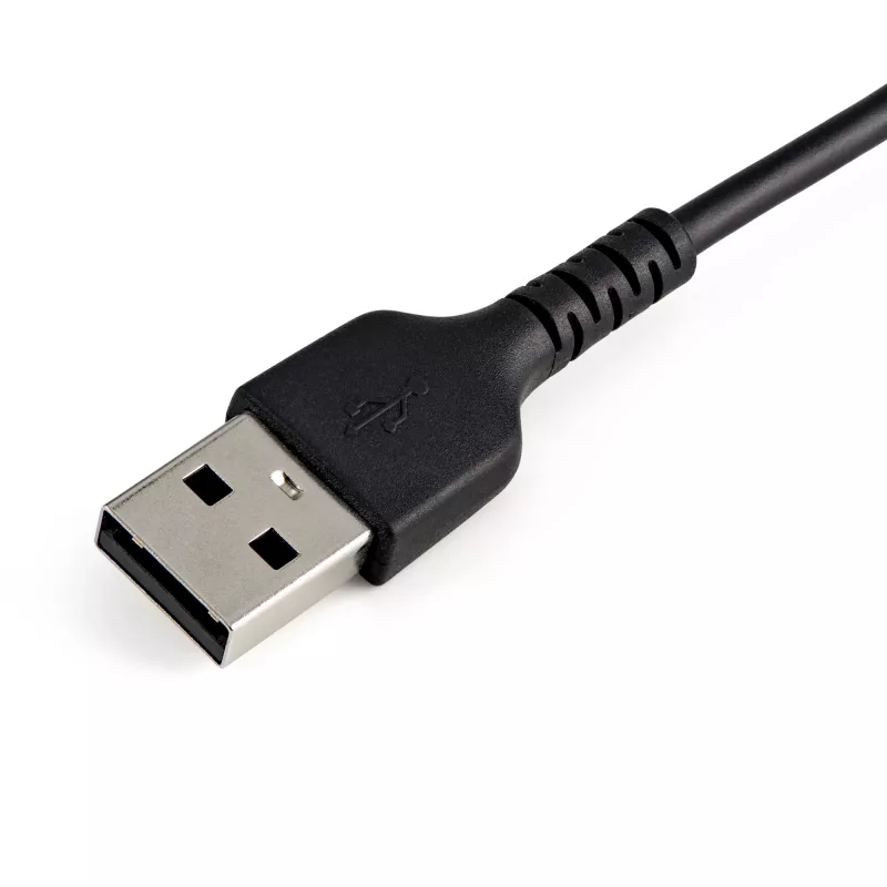 StarTech.com 15 cm langlebiges schwarzes USB-A-auf-Lightning-Kabel – robustes Aramidfaser-USB-Typ-A-auf-Lightning-Lade-/Sync-Netzkabel – Apple MFi-zertifiziert für iPad/iPhone 12