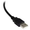StarTech.com ICUSB2321FIS 1-Port FTDI USB-auf-RS232-DB9-Seriell-Adapterkabel, optisch isoliert, 2,5 m, schwarz