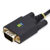 StarTech.com 3 m USB-auf-Seriell-Adapterkabel, COM-Erhalt, austauschbare Schrauben/Muttern, USB-A auf DB9 RS232, FTDI IC, ESD-Schutz, Windows/macOS/Linux