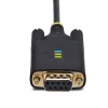 StarTech.com 1m USB zu Nullmodem Serielladapterkabel, austauschbare DB9-Schrauben/Muttern, COM Retention, USB-A zu RS232, FTDI, Level-4 ESD-Schutz, Windows/macOS/ChromeOS/Linux – robuste TPE-Konstruktion