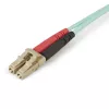 StarTech.com 1m LC/UPC auf LC/UPC OM4 Multimode Glasfaserkabel, 50/125µm LOMMF/VCSEL Zipcord-Faser, 100G, geringe Einfügedämpfung – LSZH Glasfaser-Patchkabel