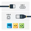 StarTech.com USB-C auf USB-B Druckerkabel - M/M - 3 m (10 ft.) - USB 2.0