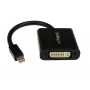 StarTech.com MDP2DVI3 Mini-DisplayPort-auf-DVI-Adapter, 1920x1200 (WUXGA), passiv, Thunderbolt-kompatibel, 17 cm, schwarz