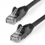 StarTech.com 10m CAT6 Ethernet-Kabel - LSZH (Low Smoke Zero Halogen) - 10 Gigabit 250Mhz 100W PoE RJ45 10GbE UTP Netzwerk-Patchkabel, rastnasenschutz mit Zugentlastung - Schwarz, CAT 6, ETL-verifiziert, 24AWG