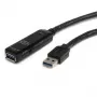 StarTech.com USB3AAEXT5M 5 m aktives USB-3.0-Verlängerungskabel, USB-A Stecker auf Buchse, 5 Gbit/s, schwarz