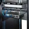 StarTech.com CABSHELF22V 2U belüfteter fest montierbarer Fachboden für Serverschrank, 19″, 22″ (55,9 cm) tief, bis 22 kg, Stahl, schwarz