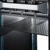 StarTech.com CABSHELF22V 2U belüfteter fest montierbarer Fachboden für Serverschrank, 19″, 22″ (55,9 cm) tief, bis 22 kg, Stahl, schwarz