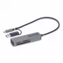 StarTech.com FCREADMICRO3V2 USB-3.0-Multimedia-Speicherkartenleser, SD/microSD/CompactFlash, USB-C mit USB-A-Adapter, 5 Gbit/s