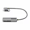 StarTech.com FCREADMICRO3V2 USB-3.0-Multimedia-Speicherkartenleser, SD/microSD/CompactFlash, USB-C mit USB-A-Adapter, 5 Gbit/s