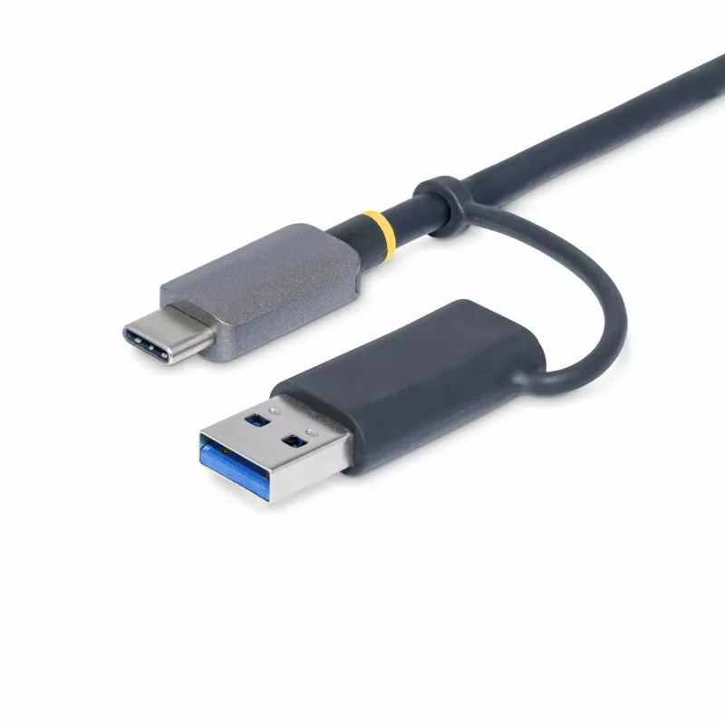 StarTech.com FCREADMICRO3V2 USB-3.0-Multimedia-Speicherkartenleser, SD/microSD/CompactFlash, USB-C mit USB-A-Adapter, 5 Gbit/s
