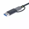 StarTech.com FCREADMICRO3V2 USB-3.0-Multimedia-Speicherkartenleser, SD/microSD/CompactFlash, USB-C mit USB-A-Adapter, 5 Gbit/s