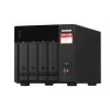 QNAP TS-473A + QSW-1105-5T Bundle Pack NAS Tower Ryzen Embedded V1500B 8 GB DDR4 0 TB QNAP Turbo System Schwarz