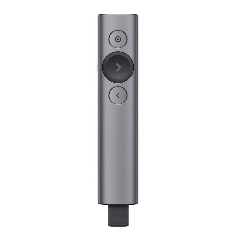 Logitech Spotlight Plus Präsentations-Fernbedienung, grau