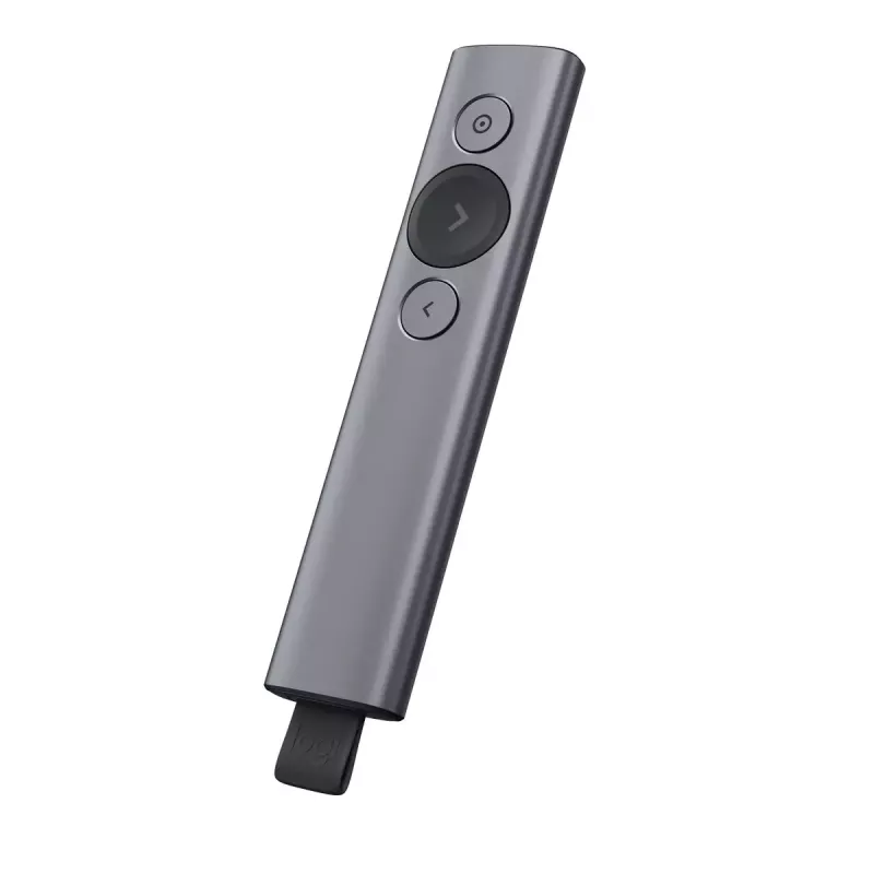Logitech Spotlight Plus Präsentations-Fernbedienung, grau