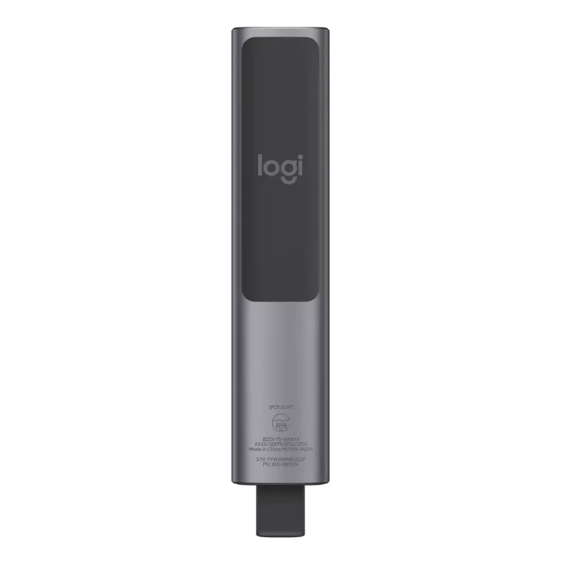 Logitech Spotlight Plus Präsentations-Fernbedienung, grau