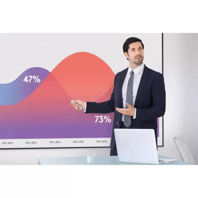 Logitech Spotlight Plus Präsentations-Fernbedienung, grau