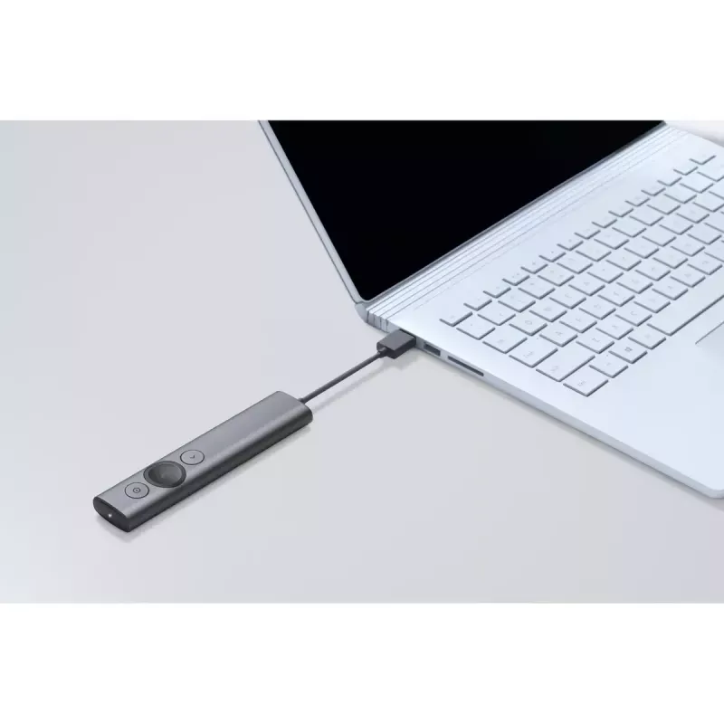 Logitech Spotlight Plus Präsentations-Fernbedienung, grau
