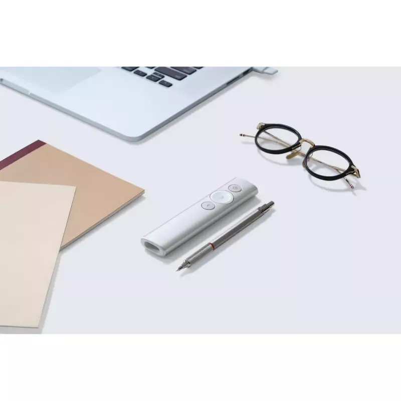 Logitech Spotlight Plus Präsentations-Fernbedienung, grau