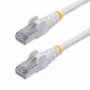 StarTech.com NLWH-15M-CAT8-PATCH CAT8 Ethernet-Patchkabel, 15 m, RJ45, knickgeschützt, S/FTP, 25G/40G, 100 W PoE++, LSZH, weiß