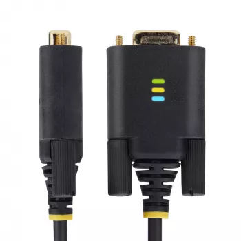 StarTech.com 2m USB-zu-Nullmodem-Seriell-Adapterkabel, COM-Speicherung, FTDI, USB-A auf DB9 RS232, austauschbare DB9-Schrauben/Muttern, Windows/macOS/Linux