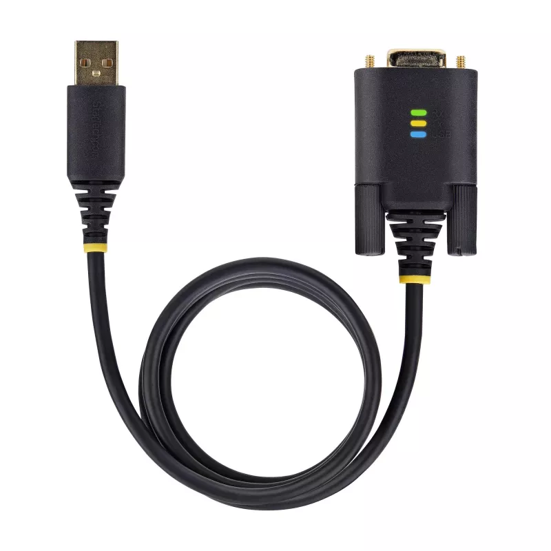 StarTech.com 2m USB-zu-Nullmodem-Seriell-Adapterkabel, COM-Speicherung, FTDI, USB-A auf DB9 RS232, austauschbare DB9-Schrauben/Muttern, Windows/macOS/Linux
