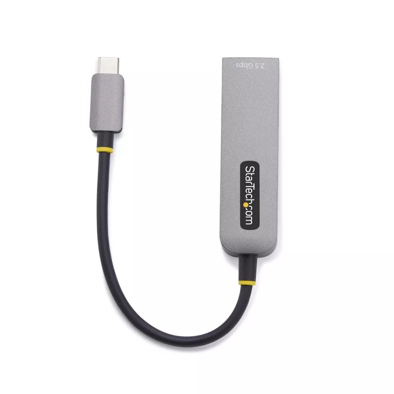 StarTech.com 2.5GbE USB-C zu Ethernet Adapter, 100W PD Passthrough, NBASE-T NIC, USB 3.0 Typ-C 2.5/1G Multi-Speed-Netzwerk, Thunderbolt-kompatibel, Windows & Mac