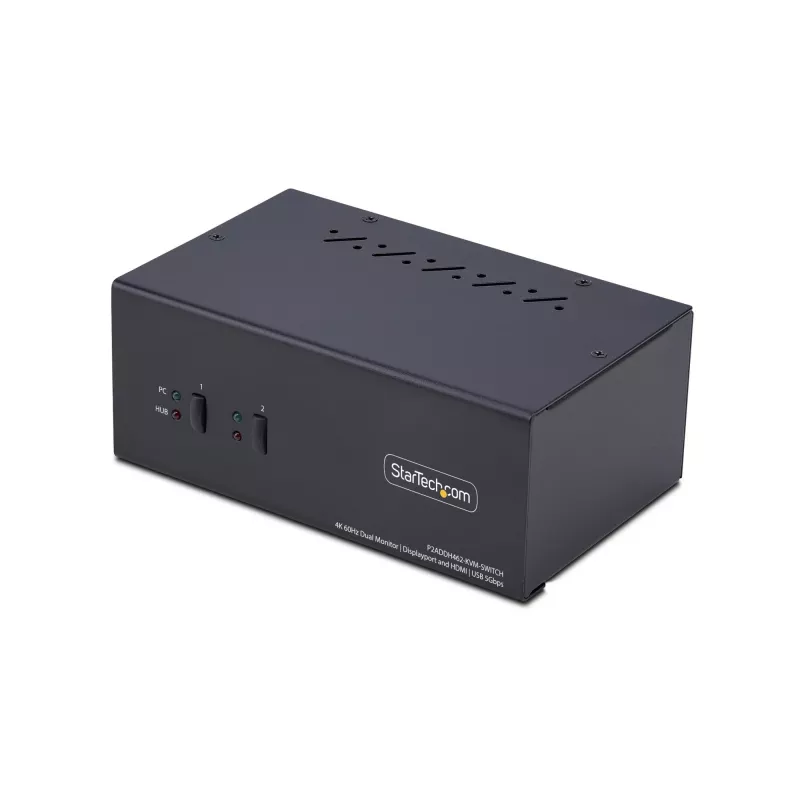 StarTech.com P2ADDH462-KVM-SWITCH KVM-Switch Schwarz