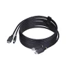 StarTech.com 10ft (3m) HDMI- und USB-5Gbit/s-KVM-Kabel, 4K 60Hz, HDMI-2.0- und USB-Kombikabel für KVM-Switches