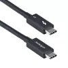 StarTech.com 2.6ft (80cm) Thunderbolt 5 Kabel, 80 Gbit/s/ bis zu 120 Gbit/s, 240 W PD, 8K 60 Hz, zertifiziertes Thunderbolt-Kabel – kompatibel mit Thunderbolt 4/USB4/USB-C
