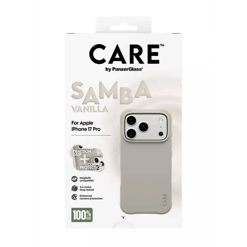Cover PanzerGlass CARE by modische Hülle Samba Vanilla MagSafe iPhone 17 Pro