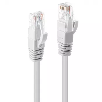 Netzwerkkabel Lindy 1m RJ-45 Cat6 U/UTP Weiß
