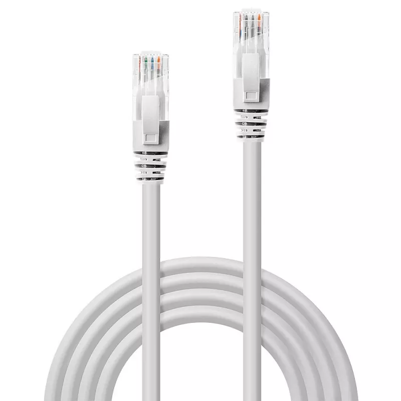 Netzwerkkabel Lindy 5m Cat.6 RJ-45 U/UTP Weiß