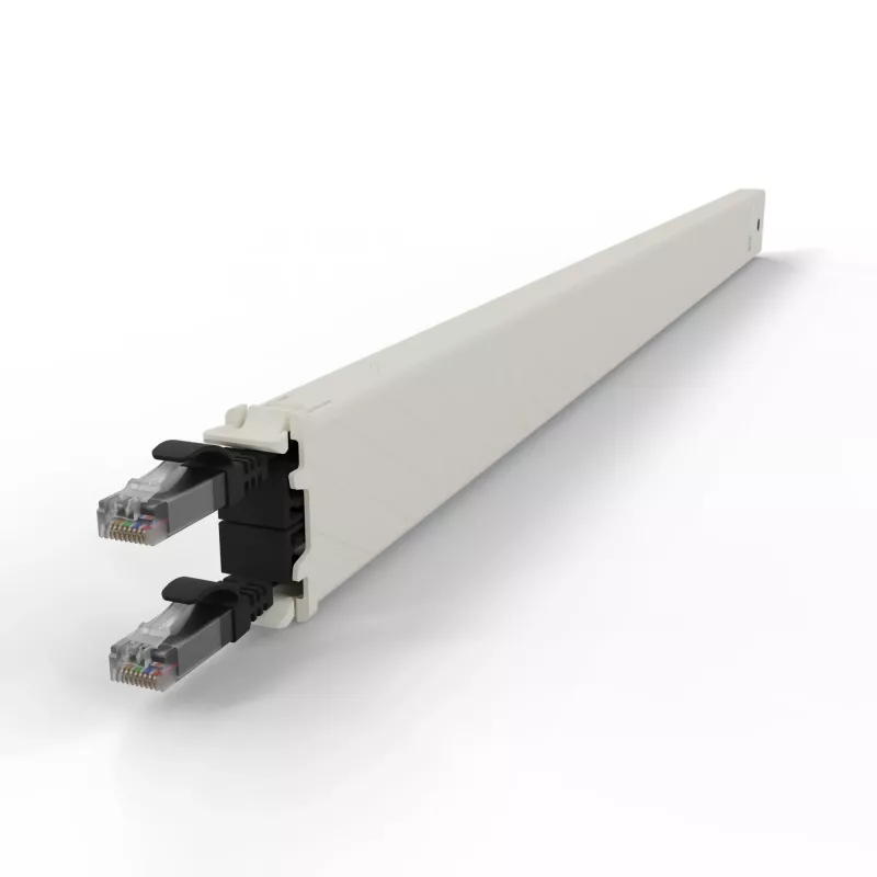 PATCHBOX patchbox.one CONE30UTPBK einziehbare Patchkabel-Kassette, 30RU, Cat6a, UTP, schwarz