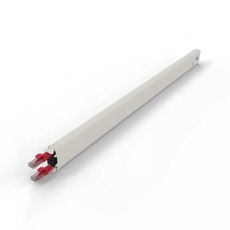 PATCHBOX patchbox.one CONE30UTPRD Patchkabel-Kassette, 30RU, Cat6a, UTP, rot