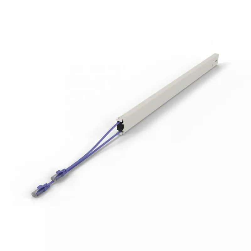 PATCHBOX patchbox.one CONE46UTPVI einziehbare Patchkabel-Kassette, 46RU, Cat6a, UTP, violett
