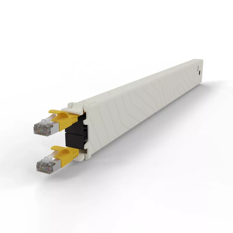 Netzwerkkabel PATCHBOX CONEX8STPYL RJ-45 Cat6a 0,8 m Gelb
