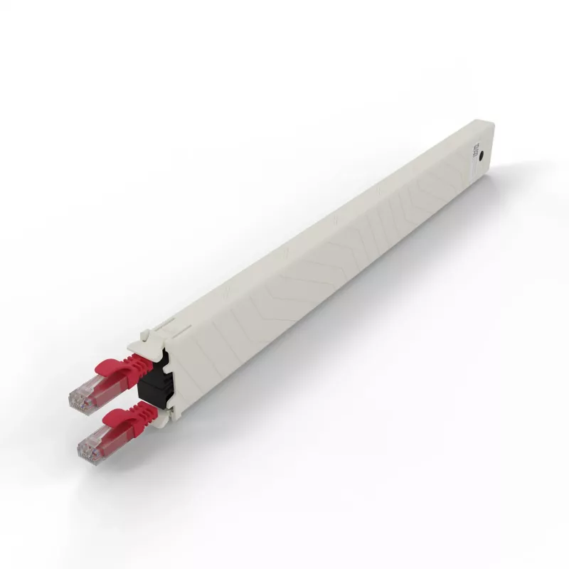 PATCHBOX .one CONEX8UTPRD 8RU Cat6a UTP einziehbare Kupferkassette, rot