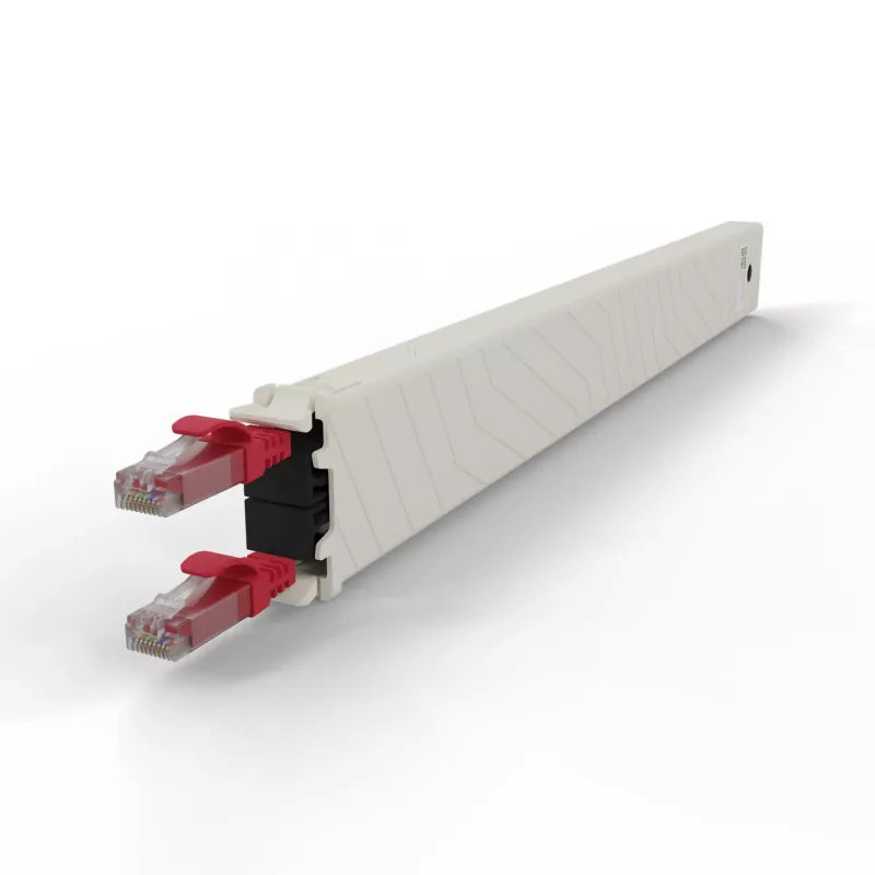 PATCHBOX .one CONEX8UTPRD 8RU Cat6a UTP einziehbare Kupferkassette, rot