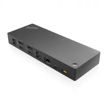 Lenovo 40AF0135UK ThinkPad Hybrid USB-C mit USB-A Dockingstation, UK-Netzkabel