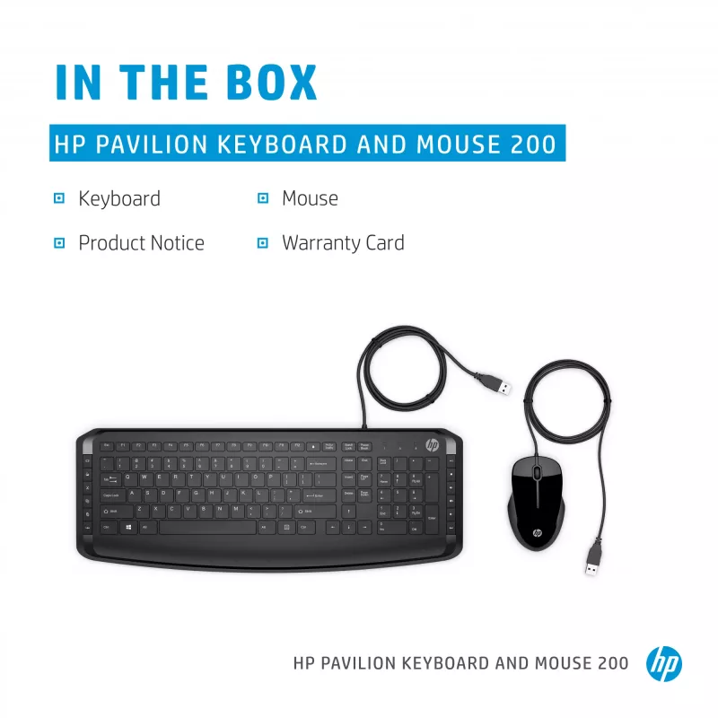 HP Pavilion Tastatur und Maus 200