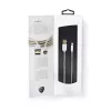 Handykabel Nedis CCTB39300AL10 Aluminium 1 m USB A Lightning