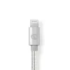 Lightning-Kabel Nedis CCTB39650AL10 1m Aluminium USB C