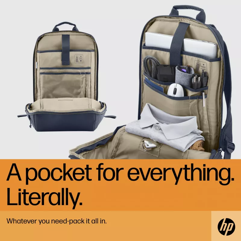 HP Travel 18 Liter 15.6 Blue Night Laptop-Rucksack, Rucksack, 510 g
