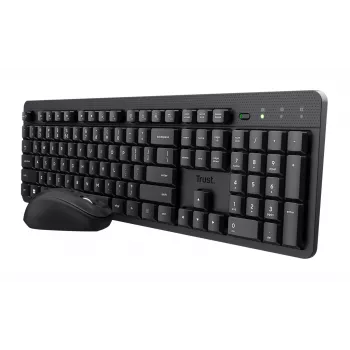 Trust Ody II Tastatur Maus enthalten Büro RF Wireless QWERTZ Deutsch Schwarz