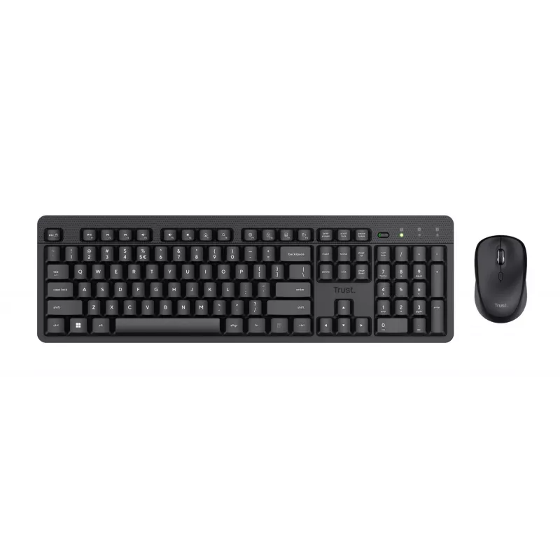 Trust Ody II Tastatur Maus enthalten Büro RF Wireless QWERTZ Deutsch Schwarz