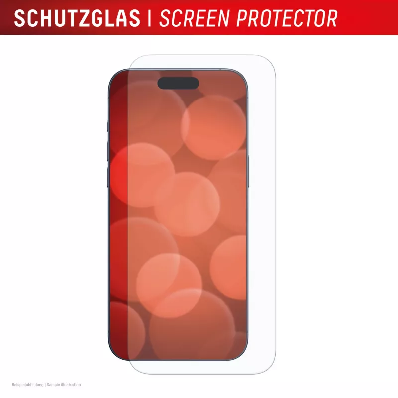 Displex Displayschutzfolie (10H) für Apple iPhone 16 Pro Max, Eco-Montagerahmen, kratzfest