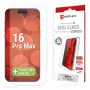 Displex Displayschutzfolie + Hülle für Apple iPhone 16 Pro Max, Eco-Montagerahmen, kratzfest