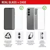 Displex Real Glass + Case Set für Samsung Galaxy S24 FE, 02052